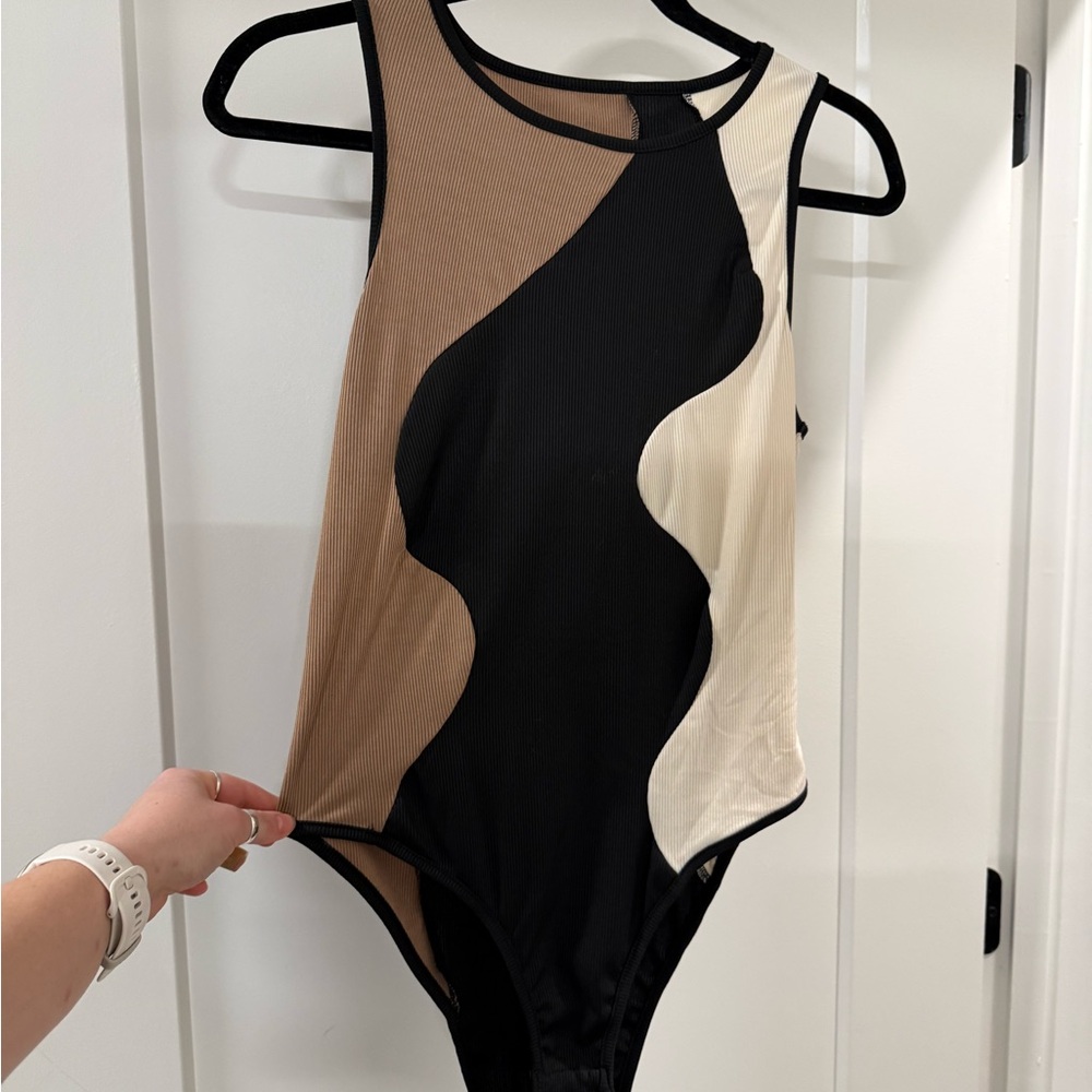 Colorblock bodysuit